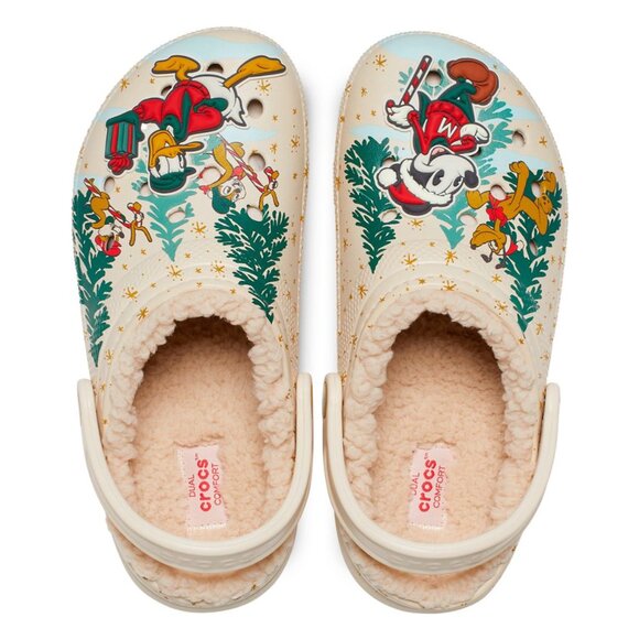 NWOT Disney Mickey And Friends Vintage Christmas Crocs Size M9